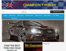 Tablet Screenshot of championtyres.co.uk